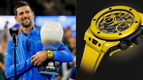 novak djokovic cincy hublot watch